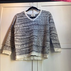 Brand new black and white sweater